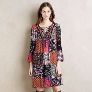 Anthropologie One September patchwork dress